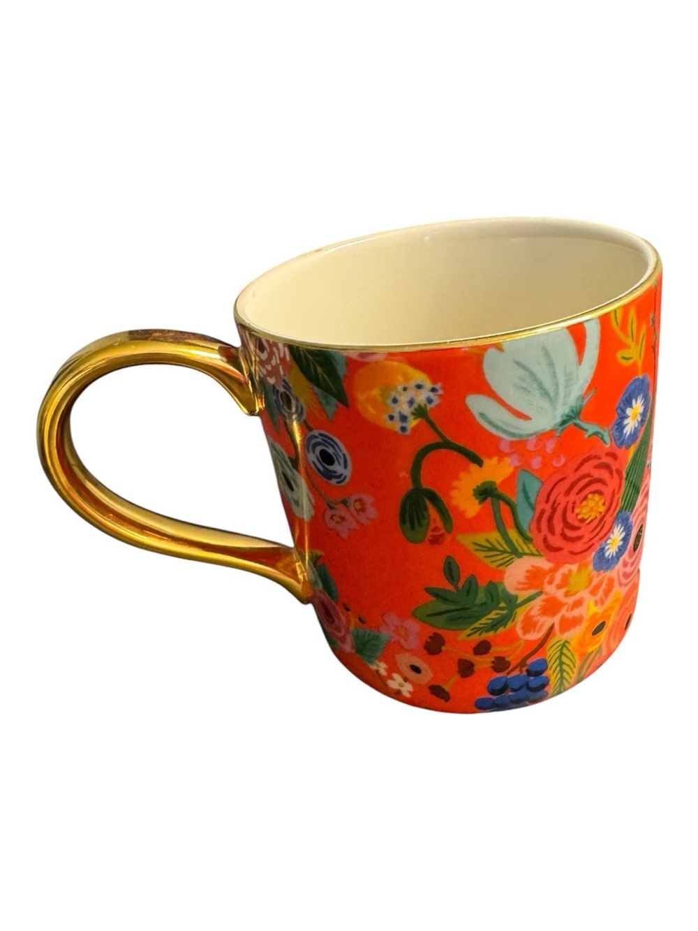 Rifle Paper Co. x Anthropologie Garden Party Monogram Mug | Initial “N” | EUC - Picture 4 of 5